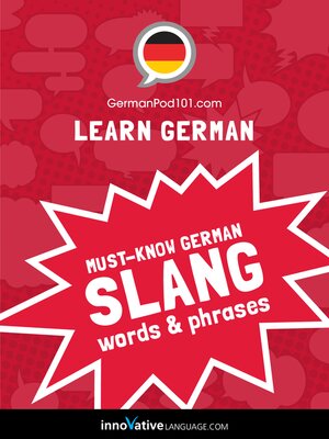 cover image of Must-Know German Slang Words & Phrases